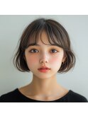 春のイメチェンショートボブ/髪質改善/韓国/ブリーチ/学割U24