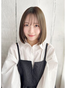 シャンティ 目白(SHANTi) 丸みボブスタイル×透明感グレージュカラー