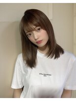 ロンドリゼル 札幌(Lond RiseL) オリーブグレー/前髪/ボブ/マロンベージュ/レイヤーカット/小顔