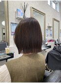 切りっぱなしボブ