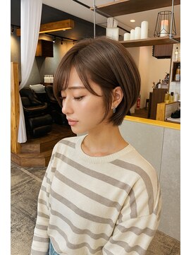 コポル(Copol) まわりと差がつく小顔ショート×アッシュベージュ