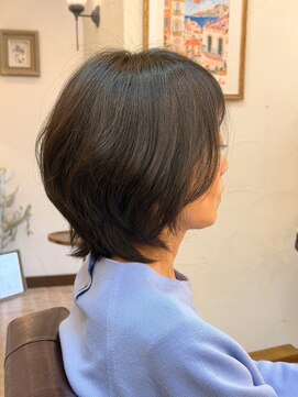 乾かすだけレイヤースタイル　スタイリング剤＆アイロン無しver