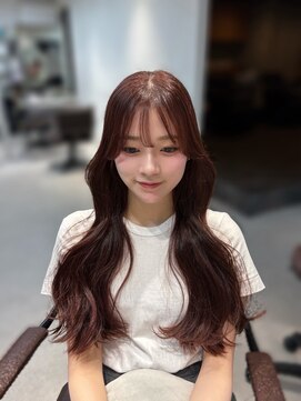 ザシェノンウメダ(THA CHAINON UMEDA) 心斎橋/着物ヘア/大人ガーリー/ダークアッシュ/似合わせカット