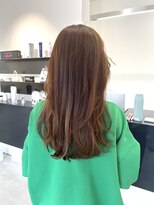 ザワン(the one .)&nbsp;【the one.】オレンジブラウンのロングヘアー　-HIROMI-