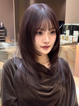 ロンドガーネット 池袋(Lond garnet) 暗めカラー/グランマッシュ/デザインカラー/レイヤーカット/池袋