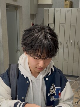 ジーナ 天神(Zina) 【福岡/天神/メンズパーマ】フェザーパーマ