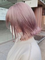 ベレーザ 川越(Beleza)&nbsp;966ピンクミルクティーベージュレイヤーボブシャギーカット