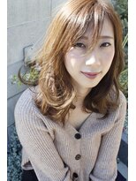 ヘアーアンドアイラッシュ ココアンジェ 福津店(CocoAnge)&nbsp;ヌードベージュ×ヘルシーレイヤー
