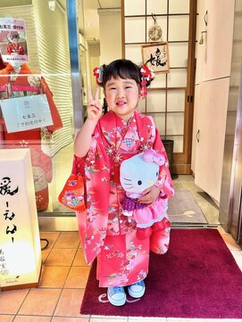媛(en) 七五三★3歳被布着付け、ヘアーメイク