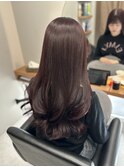 水素髪質改善うるつやパープルピンク＊飛田愛希
