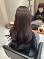 ベッカン 新宿店(BEKKAN)&nbsp;水素髪質改善うるつやパープルピンク＊飛田愛希