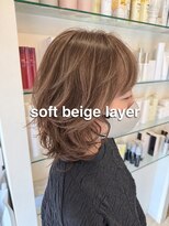 ヘアーリゾートサロン リチェット(Hair Resort Salon Ricetto)&nbsp;soft beige layer