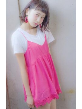 ミンクス 青山店(MINX) 【MINX松下】ぱっつんワイドバング×ウエット×外はボブ
