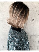 バーチョ(bacio)&nbsp;【bacio】エアタッチ バックコーミングバレイヤージュ  外国人風