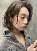 [aRiettaAZABU]空気感/オシャレボブ/抜け感/くすみカラー/秋冬