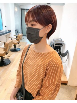 クラフト ヘア デザイン(CRAFT HAIR DESIGN) 耳かけコンパクトショート / 暖色ベージュ