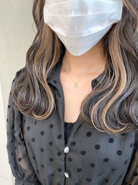 ロンドポレール 北千住(Lond polaire) 【航治郎】大人くびれミディ/インナーカラー/ペールベージュ