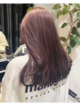 ヘアサロン ガリカ 表参道(hair salon Gallica) 大人ゆるふわラベンダーココアブリーチなしダブルカラー