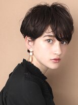 ロビー 表参道(ROBBY)&nbsp;分け目なしマッシュショート/30代/40代/前髪あり/耳出し