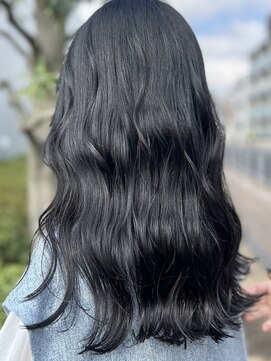 クロト(Clotho) ネイビーブルー/イヤリングカラーブリーチ白髪染め白髪ぼかし