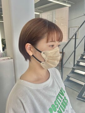 ヘアー アイス 御器所本店(HAIR ICI) 20代30代大人可愛い 小顔コンパクトショート 丸みショート