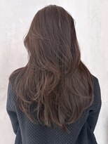 アイティーバイアルバム 八王子店(IT by ALBUM) オリーブグレーレイヤーカット_斜めバンググレージュ_ba444601