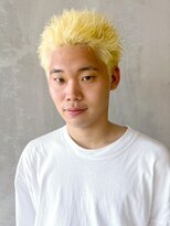 アルバム 渋谷パルコ(ALBUM) ブロンドスパイキー切りっぱなしボブエアリーロング_ba470172