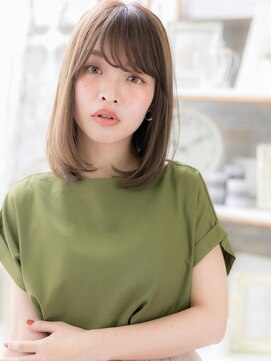 モッズヘア 越谷(mod's hair) 斜めバング3Dハイライト内巻きワンカールc5越谷20代30代40代