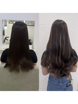 ハイエクステンション 京都駅前店(Hi-Extension) ラベンダーベージュハイライト ★ mao_99