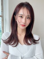 アフロート ディル(AFLOAT D'L)&nbsp;大人かわいい 2wayバング  グレージュ くびれヘア 髪質改善