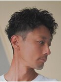 メンズカット/メンズパーマ/刈り上げ/ツイストスパイラルパーマ