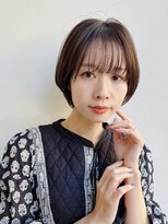 トルネード(TORNADO) 大人ショートボブ前髪あり丸みひし形丸顔に似合う絶壁K20250117