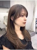 韓国ヘア/韓国スタイル/縮毛矯正/髪質改善/レイヤーカット