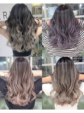 ルミヘアー 県庁藤江店(Lumi hair) 【カット+バレイヤージュ+内部強化3stepTR ¥14000】