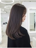 美髪/ワイドバング/レイヤーカット/くすみベージュ/新小岩駅