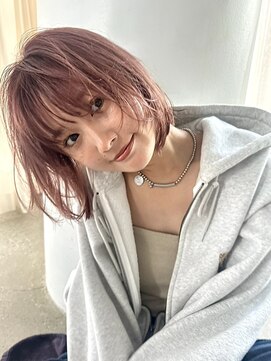 ディッセンバー 神宮前(December) 暖色カラー/ピンクブラウン/ケアブリーチ/渋谷