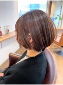 丸みショート　大人可愛いショート　ショートヘア　ショートボブ
