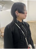 前下りハンサムウルフカット