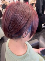 びゃんびゃん 浅水本店&nbsp;インナーカラー/アプリコットオレンジ/ハイライトカラー