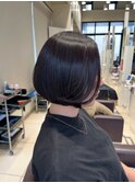 黒髪大人ボブ