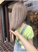 透明感カラー♪ミルクティーベージュ♪