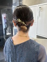 リアン 綱島(Lien) カチモリ風タイトシニヨン/ヘアアレンジ/お呼ばれヘアセット