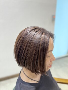 カシータヘアリゾート 熱田千年店(Casita Hair Resort) シンプルストレートボブ×ハイライト