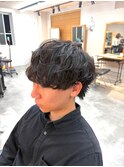 MEN’S HAIR/波巻ツイストスパイラル/フェザーパーマ/千葉駅