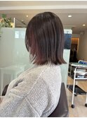 【L by first】顔周りレイヤー×インナーピンク