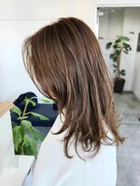エイス 梅田 中津(Ace) レイヤーカット マロンベージュカラー