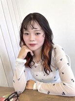 ハナ ビューティーヘアー(hana.)&nbsp;ちらっと見えるインナーカラー