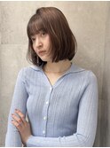 タンバルモリ韓国ボブブラウンヘア髪質改善渋谷