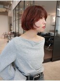 【TSUJI】ダブルカラー ブリーチなし 暖色 レッド ピンク