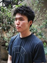 メイクス メンズ 表参道 原宿(MAKE'S men's) リバースセンターパート/ニュアンスパーマ/ダウンバング/表参道